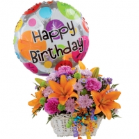 HAPPY BLOOMSÃ¢ï¿½Â¢ BASKET