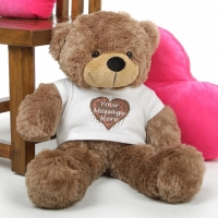 42" message bear