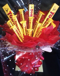 Toblerone bouquet (12 pcs, 100 g each )